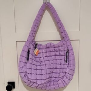 Free People Quilted Carryall Bag